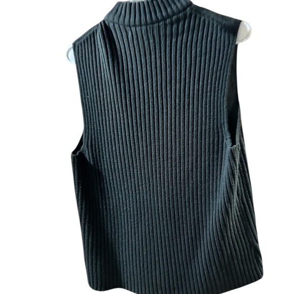 Jennifer Moore Dark green Sweater vest size large - Picture 2 of 4